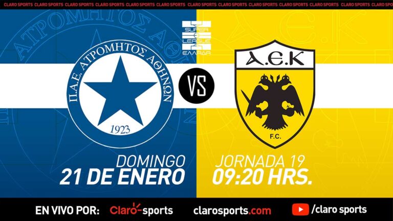 AEK Atromitos vs AEK Atenas, en vivo streaming online del partido de la jornada 19 de la Superliga Griega 2023-2024
