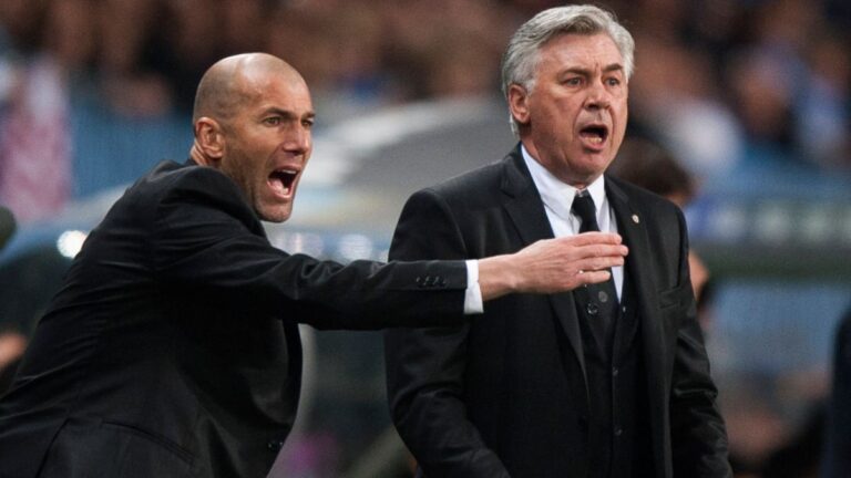 Carlo Ancelotti iguala a Zinedine Zidane como el segundo técnico con más títulos en la historia del Real Madrid