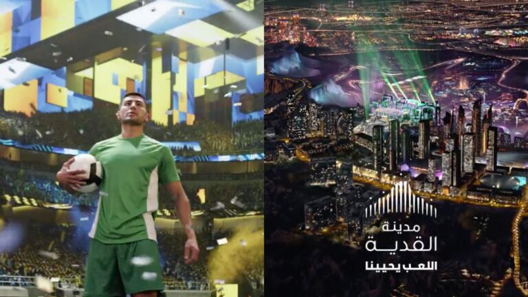 ¡Espectacular! Arabia Saudita presenta futurista estadio en la cima de un acantilado para el Mundial de 2034