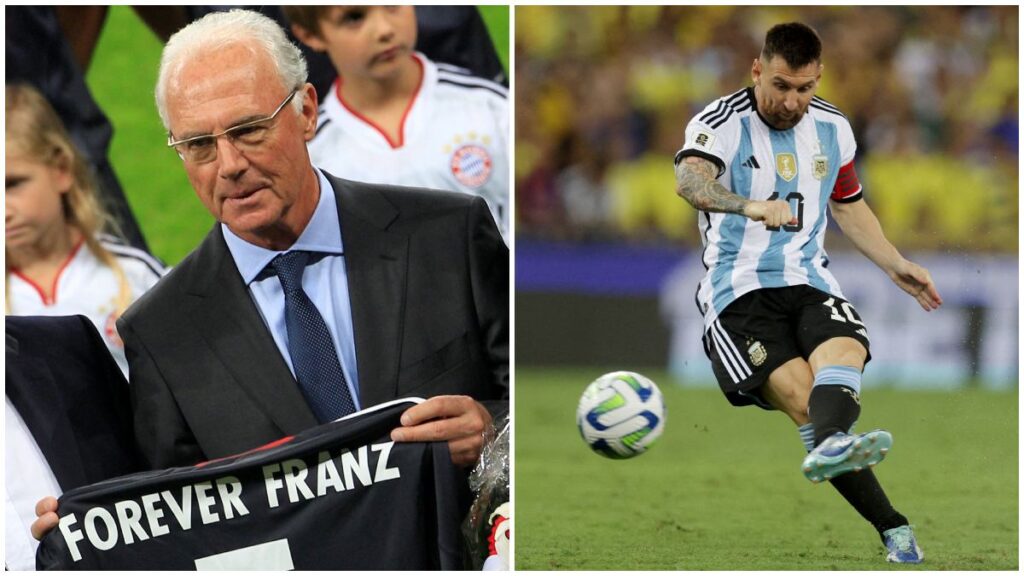 Lionel Messi envío un mensaje de condolencias a través de sus redes sociales por la muerte de Franz Beckenbauer