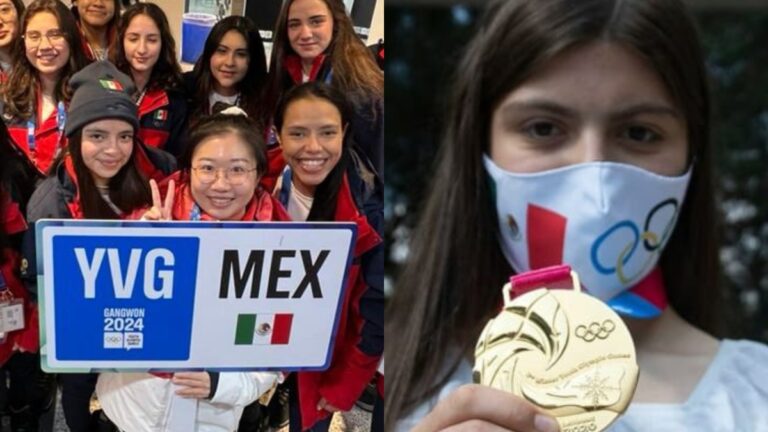 Luisa Wilson, ganadora del oro en Lausanne 2020 le desea suerte al equipo mexicano de hockey