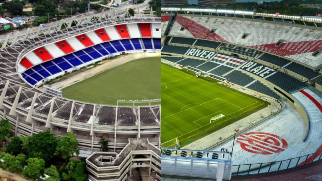 Estadios de Colombia y Argentina, sancionados.