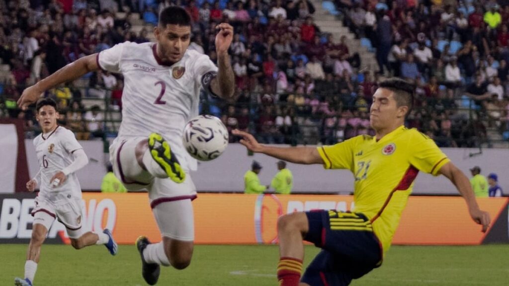 Venezuela vs Colombia en el Preolímpico.