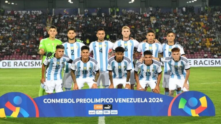 Horario y dónde ver Argentina vs Perú por el Preolímpico de Venezuela sub 23: formación, resultados y fixture