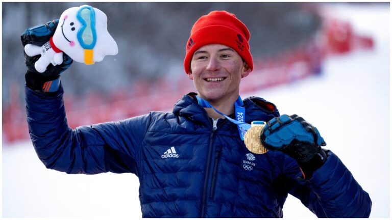Zack Carrick de Gran Bretaña se lleva el oro en esquí alpino con una histórica remontada en Gangwon 2024
