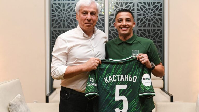 Kevin Castaño, presentado de manera oficial con el Krasnodar de Rusia