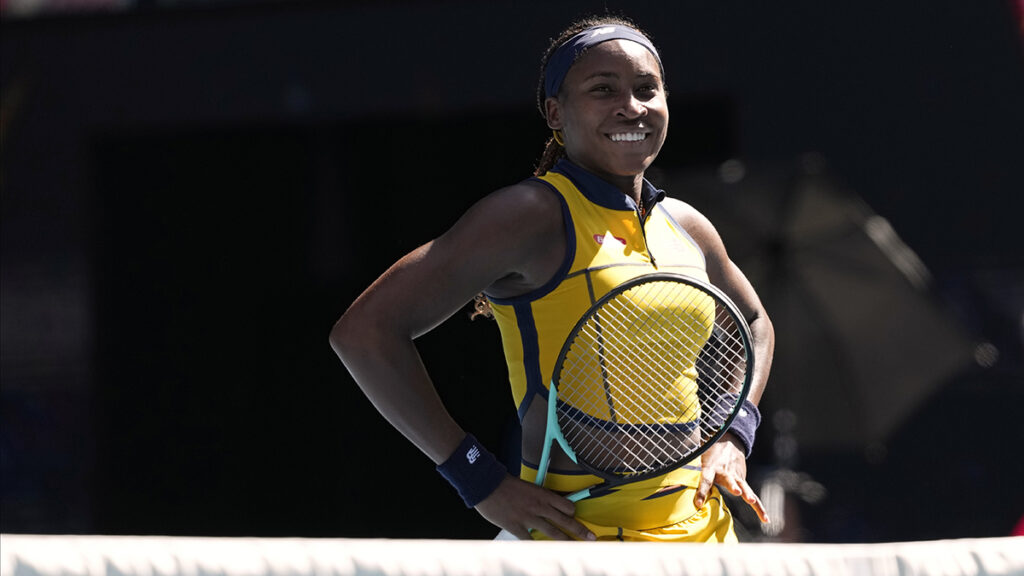 Coco Gauff avanza por primera vez a las semifinales en Australia. Reuters