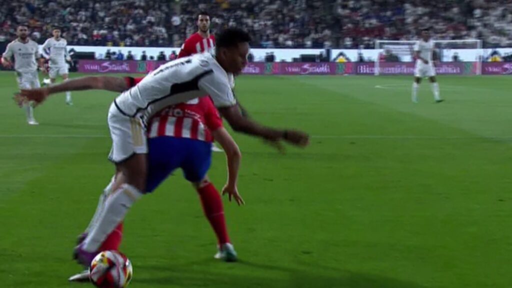 ¿Era penalti de Stefan Savic sobre Rodrygo en las semifinales de la Supercopa de España?