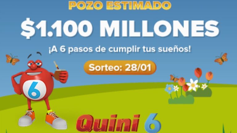 Quini 6 HOY domingo 28 de enero: números ganadores sorteo 3134