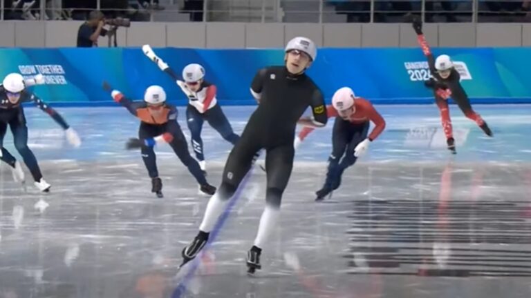 Highlights de patinaje de velocidad varonil en Ganwon 2024: Final de la salida masiva
