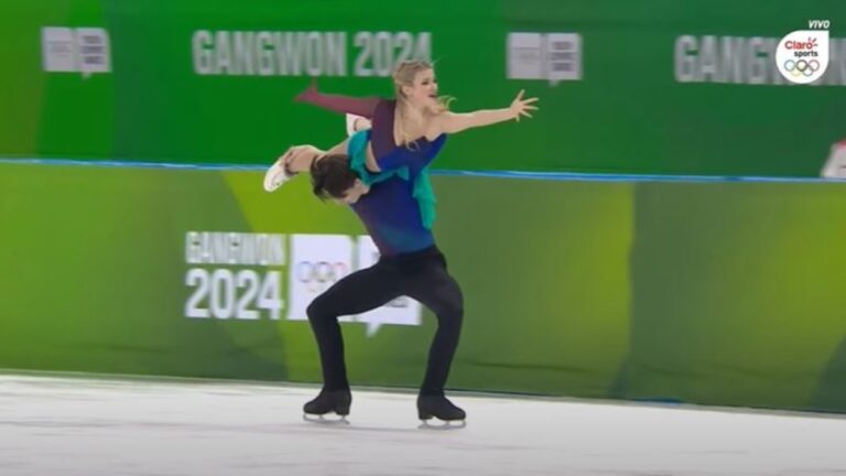 ¡Pareja de oro! Ambre Perrier y Samuel Blanc se coronan en la danza libre de Gangwon 2024