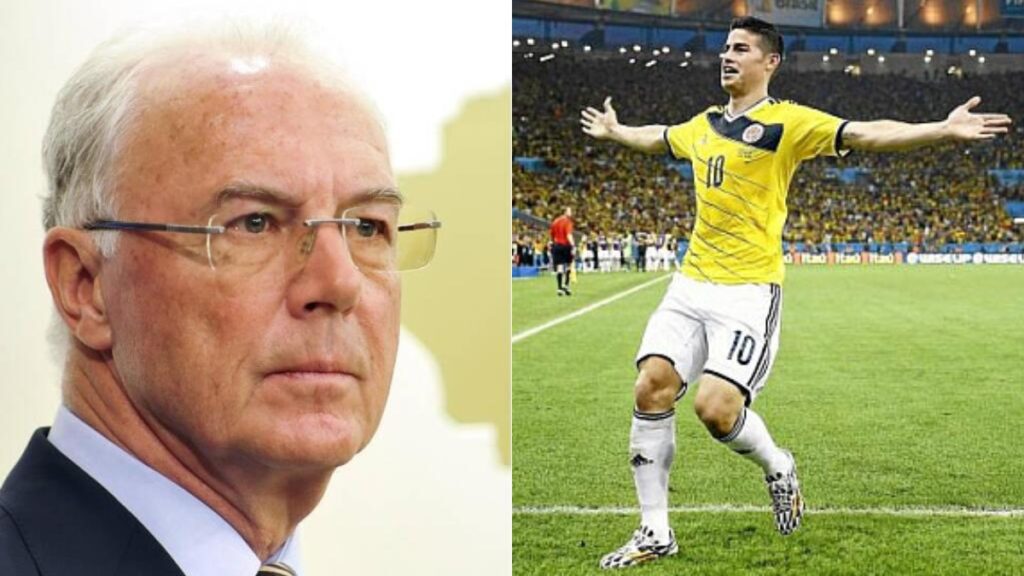 Franz Beckenbauer James Rodriguez