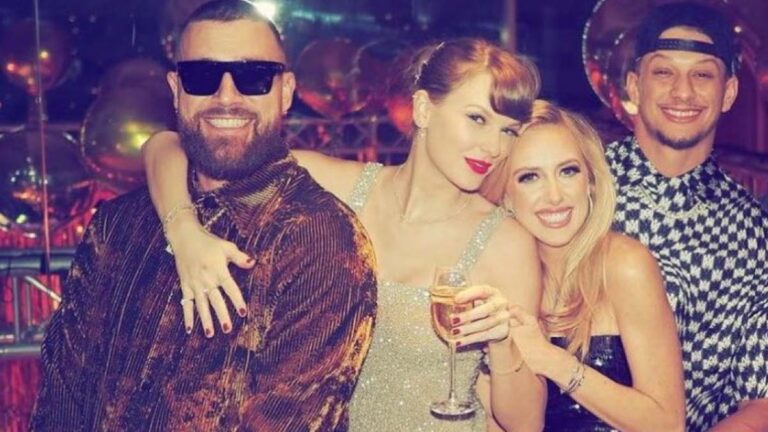 Taylor Swift y Travis Kelce reciben el Año Nuevo con Patrick y Brittany Mahomes