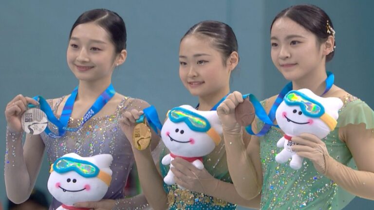 Highlights de patinaje artístico femenil en Gangwon 2024: Resultados de la rutina libre
