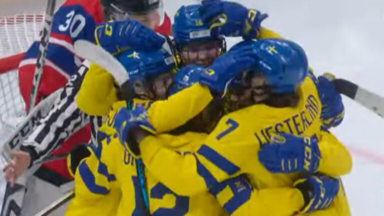 Suecia inaugura las acciones del hockey sobre hielo en Gangwon 2024 con victoria ante Noruega
