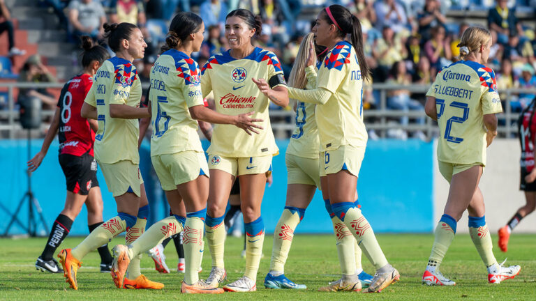 El América se impone en casa al Atlas en la jornada 1 de la Liga MX Femenil