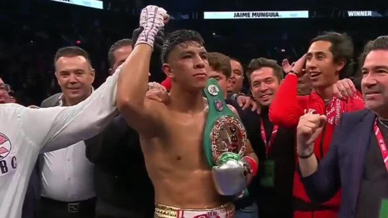 Jaime Munguía hace pedazos a John Ryder y alza la mano para enfrentar a Canelo