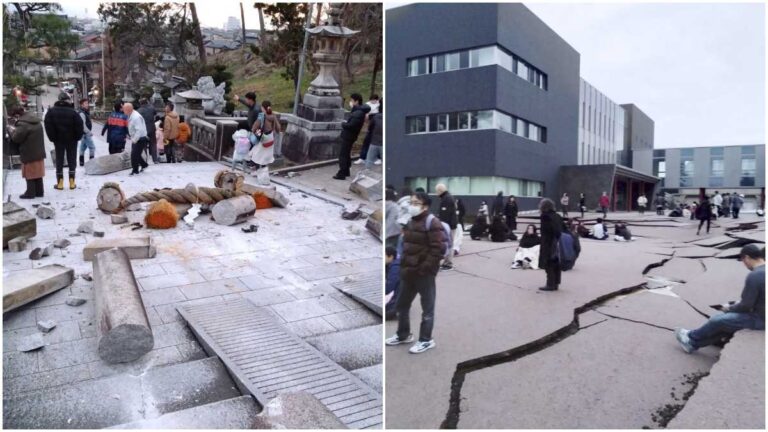Japón recibe el 2024 con un terremoto magnitud 7.6 grados