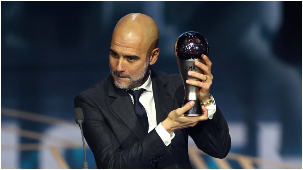 Josep Guardiola gana el The Best | Reuters; Boyers