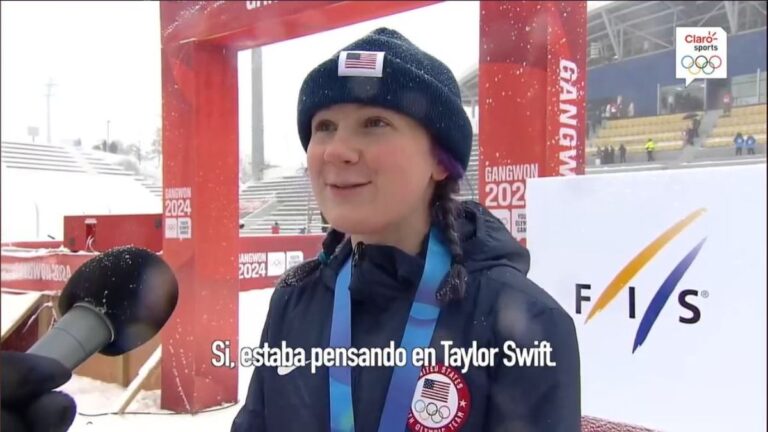 ¡Taylor Swift! La gran inspiración de Josie Johnson para conseguir la medalla de plata en salto de esquí en Gangwon 2024