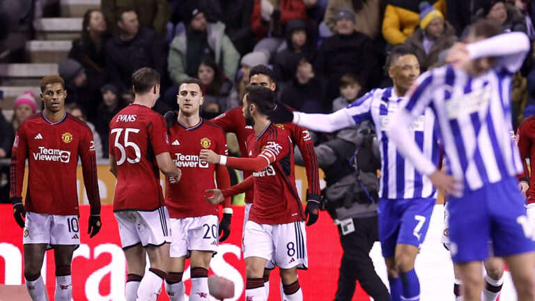 El Manchester United avanza en la FA Cup de Inglaterra, tras vencer al Wigan