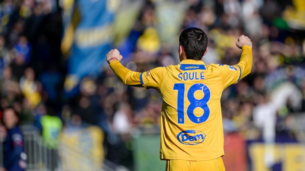 Matías Soulé está brillando en el Frosinone en la Serie A italiana