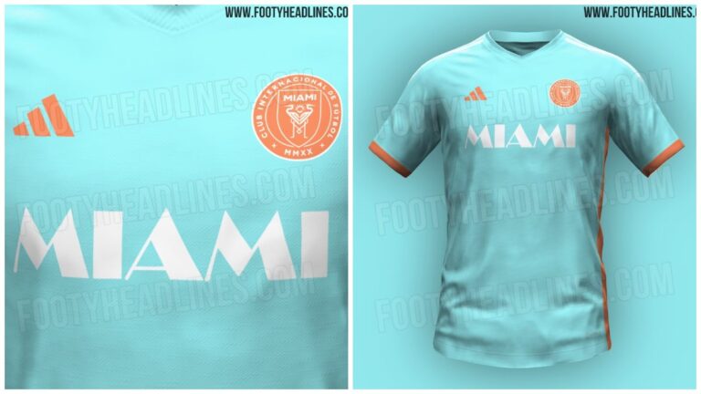 Nuevo diseño del posible jersey del Inter Miami de Messi en honor a los Dolphins