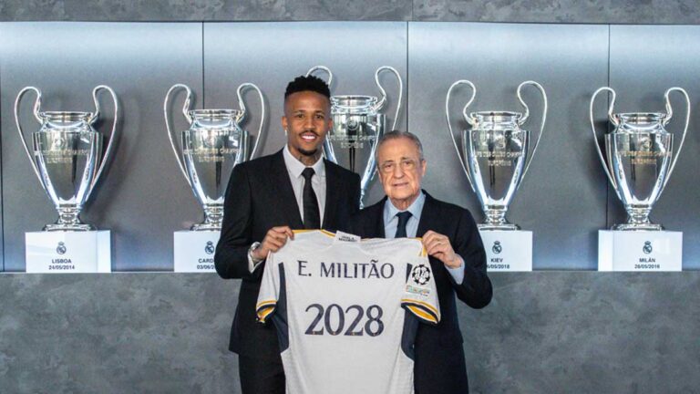 El Real Madrid renueva a Éder Militao hasta 2028