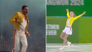 ¡Galileo, Figaro, Magnifico! Espectacular homenaje a Queen y Freddie Mercury en el patinaje artístico de Gangwon 2024