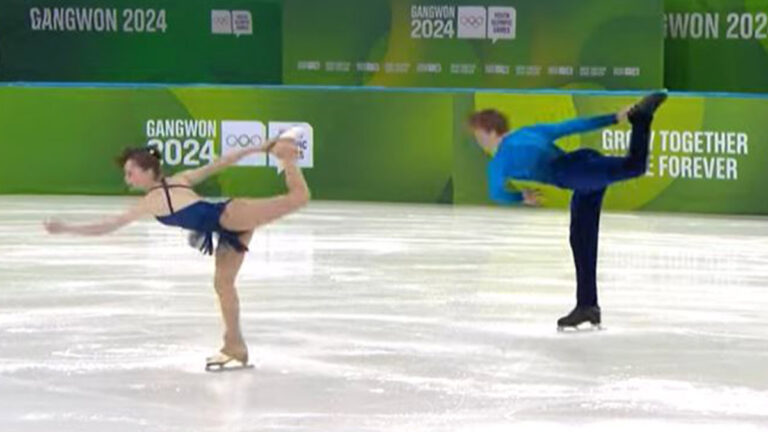 Canadá y Estados Unidos brillan en el primer día dentro del patinaje artístico en Gangwon 2024