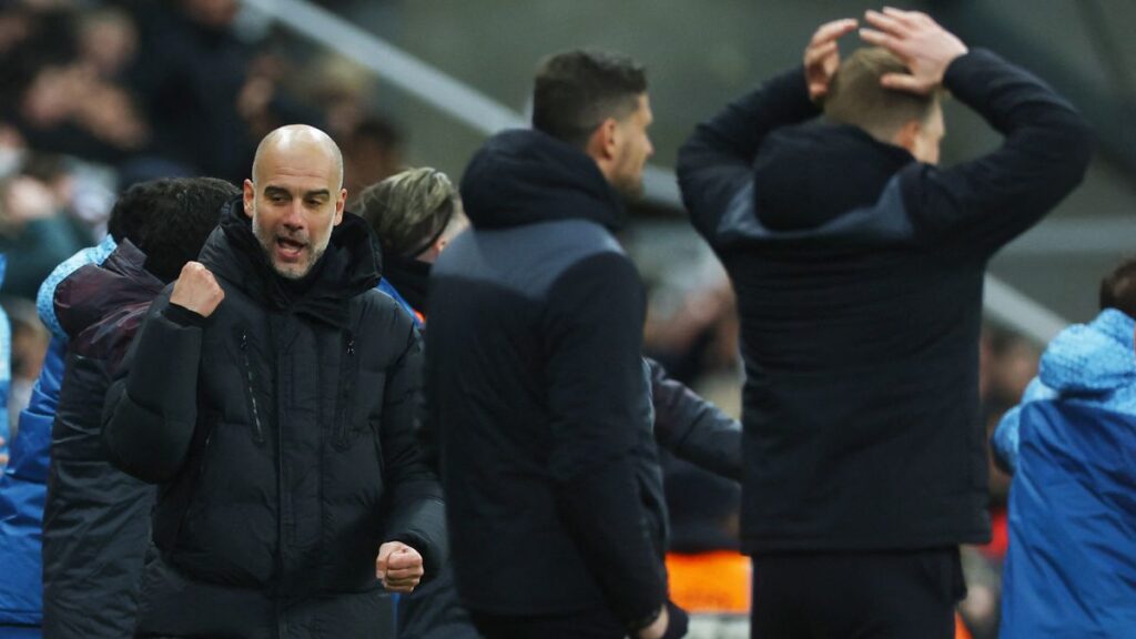 Pep Guardiola celebra la victoria del City | Reuters/Lee Smith