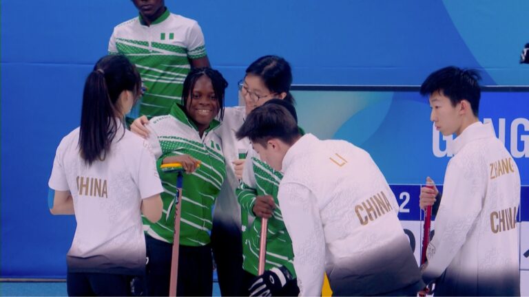 El inspirador mensaje del equipo nigeriano de curling mixto, que hizo historia en Gangwon 2024
