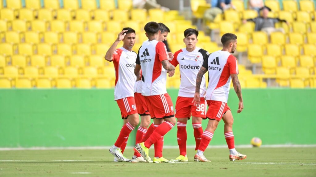 River enfrentó a un combinado de la Selección de Estados Unidos | Foto: @RiverPlate