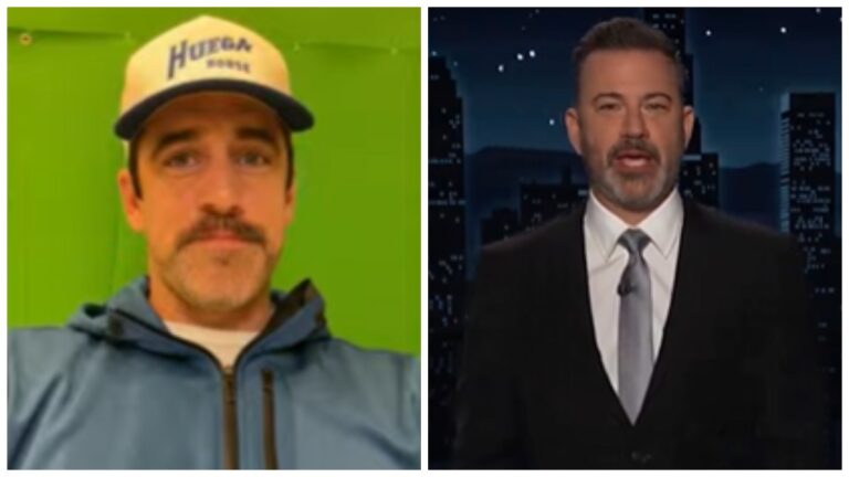 Sigue la guerra entre Jimmy Kimmel y Aaron Rodgers: insultos a su educación, cerebro de hámster, MAGA y insinuaciones mútuas sobre la lista de Epstein