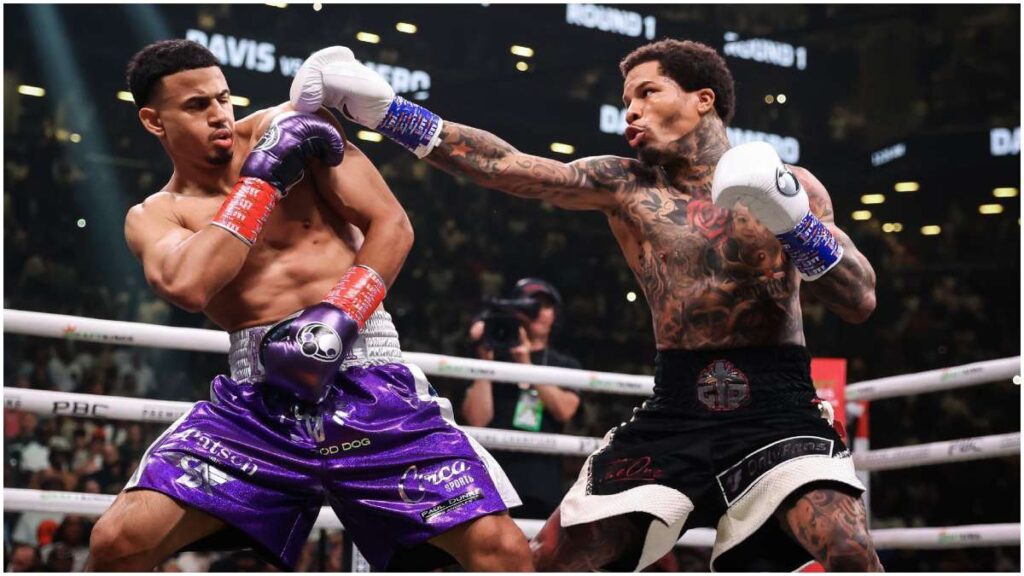 Rolando Romero pierde ante Gervonta Davis | X:@DAZNBoxing