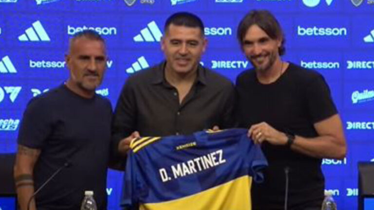 Diego Martínez es presentado como nuevo técnico de Boca