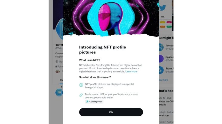 X eliminó los NFT como avatares de su sitio