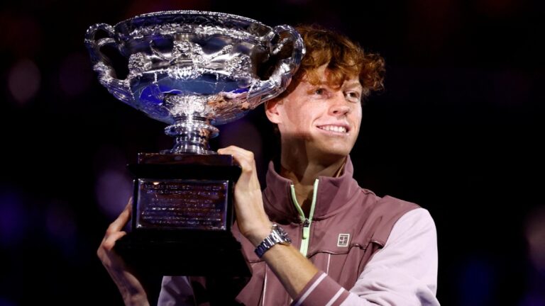 Épica remontada de Jannik Sinner, para proclamarse campeón del Australian Open