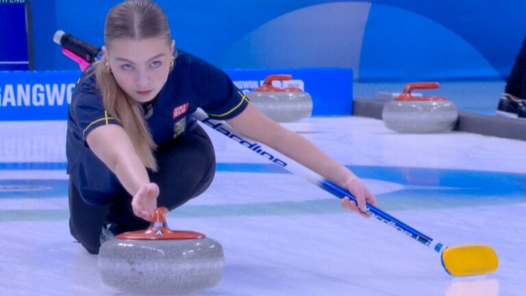Suecia vence a China con la última roca en el curling de Gangwon 2024