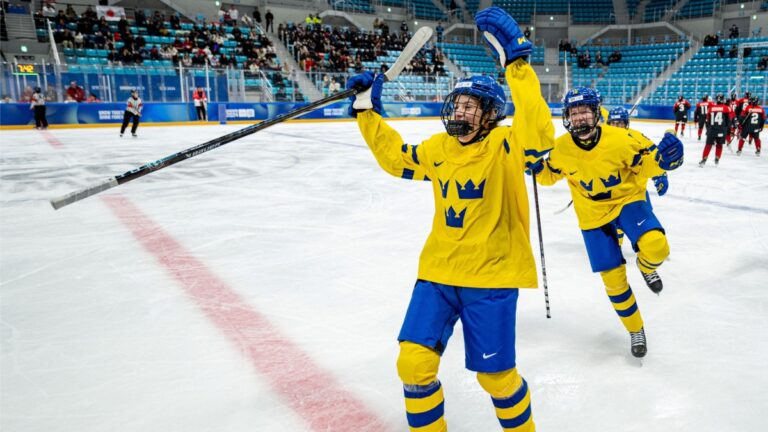 Suecia se corona en el hockey sobre hielo femenil de Gangwon 2024