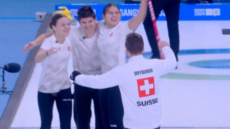 Highlights de curling equipos mixtos en Gangwon 2024: Resultado de Estados Unidos vs Suiza, clasificación