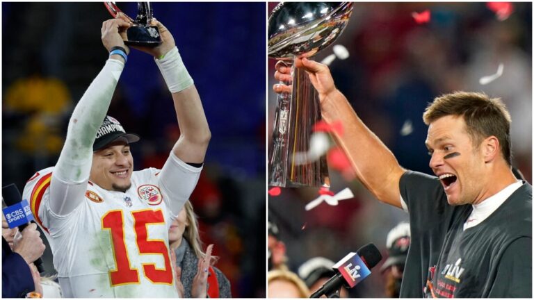 Patrick Mahomes, a un ritmo de leyenda que ya supera al GOAT, Tom Brady