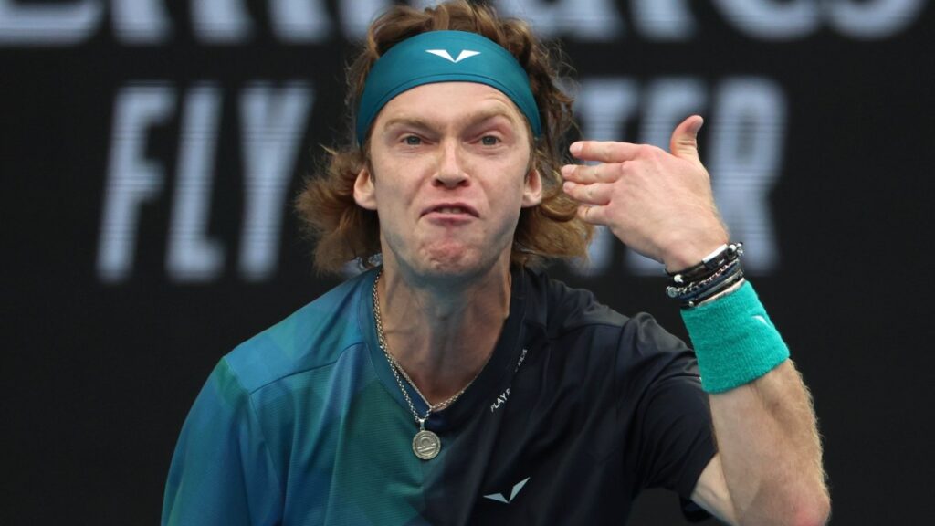 Andrey Rublev sufrió bastante en el duelo que lo midió a Thiago Seyboth Wild mismo que se decidió en cinco sets.