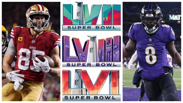 La teoría de la conspiración de los colores del logo del Super Bowl cobra fuerza: 49ers y Ravens, a un paso de llegar a Las Vegas