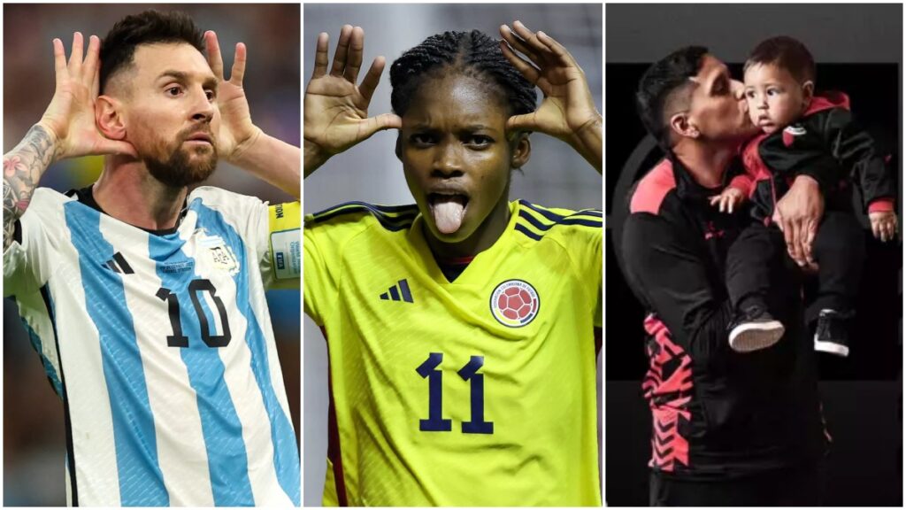 Lionel Messi, Linda Caicedo y Hugo Daniel Íñiguez. - Fifa.com.