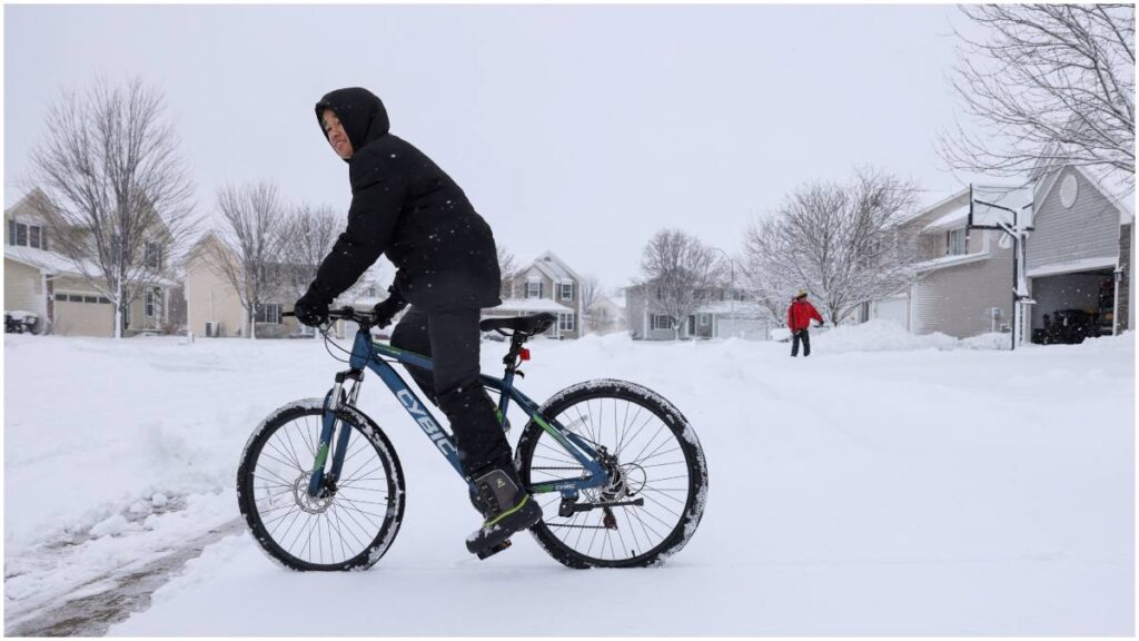 Tormenta invernal en Iowa; Imagen ilustrativa | Reuters; Morgan