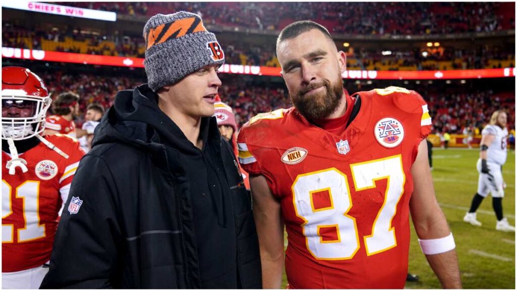 Travis Kelce con la presión del Super Bowl | Reuters; Elgazzar-USA TODAY Sports