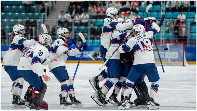 Estados Unidos conquista el oro del hockey sobre hielo varonil en Gangwon 2024