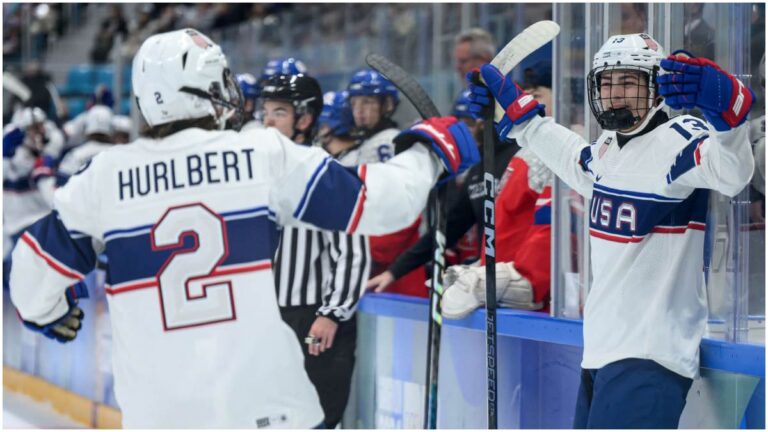 Estados Unidos sufre pero logra vencer a Canadá en shootout y se instala en la final de hockey de Gangwon 2024