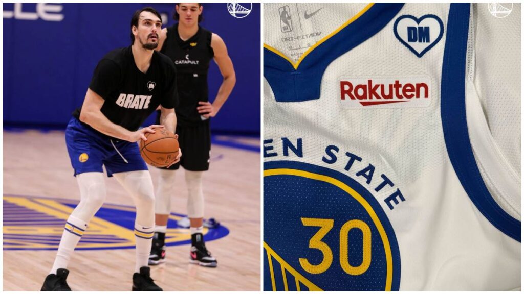 Los Warriors rinden homenaje a a Dejan Milojevic | @warriors